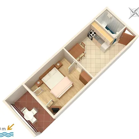 By The Sea Mavarstica, Ciovo - 1108 Apartament